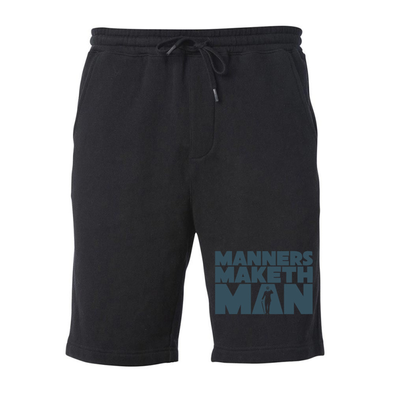 The Manners Maketh Man Fleece Short | Artistshot