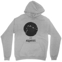 Minimal Aquarius Zodiac Sign Unisex Hoodie | Artistshot