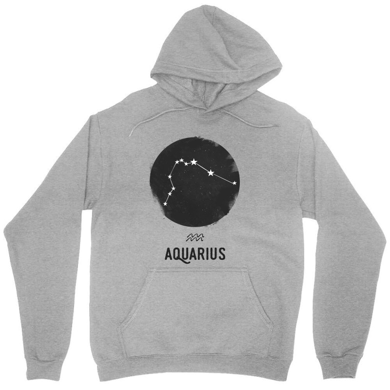 Minimal Aquarius Zodiac Sign Unisex Hoodie | Artistshot