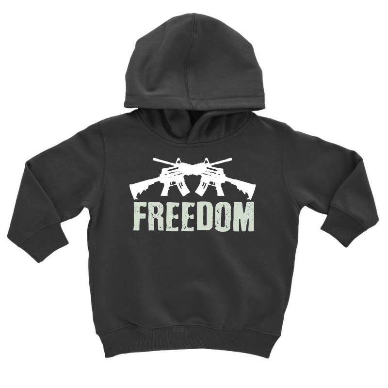 Independence Day T  Shirt Freedom Crossed M4 A1 Machine Guns For Veter Toddler Hoodie | Artistshot