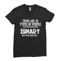 There Are 10 Types Of People Those Who Understand Binary Ladies Fitted T-shirt | Artistshot