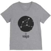 Minimal Virgo Zodiac Sign V-neck Tee | Artistshot