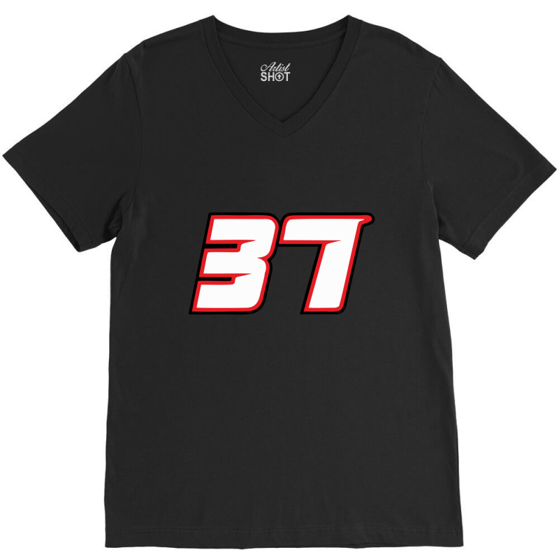 Number 37 V-neck Tee | Artistshot