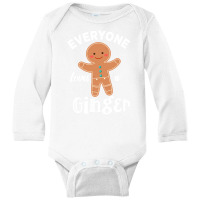 Everyone Loves A Ginger Long Sleeve Baby Bodysuit | Artistshot