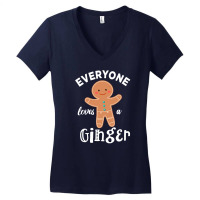 Everyone Loves A Ginger Women's V-neck T-shirt | Artistshot