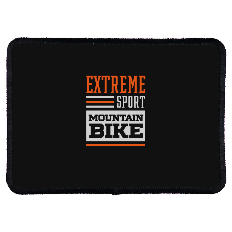 Extreme Sport Mountain Bike - Bike Gift Sport Rectangle Patch | Artistshot