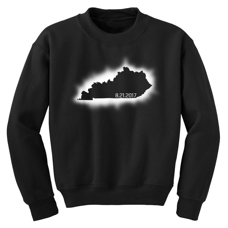 Total Solar Eclipse Kentucky Map 21 August 2017 T Shirt Youth Sweatshirt by ZaraeTrullinger | Artistshot