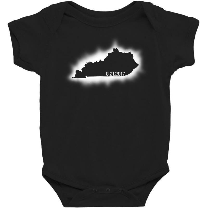 Total Solar Eclipse Kentucky Map 21 August 2017 T Shirt Baby Bodysuit by ZaraeTrullinger | Artistshot