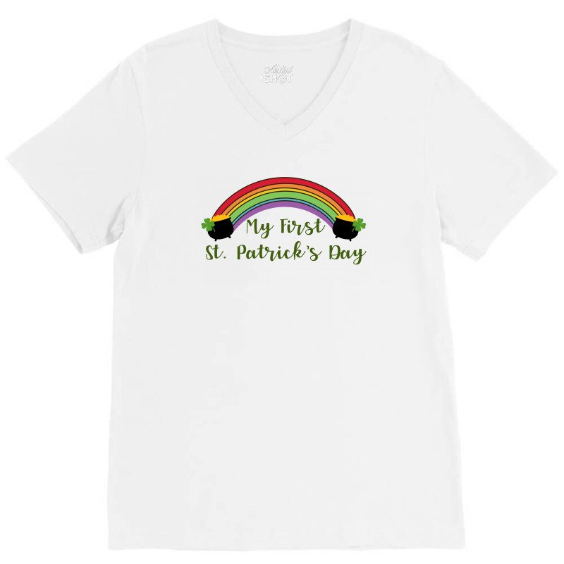 My First St. Patrick's Day V-neck Tee | Artistshot