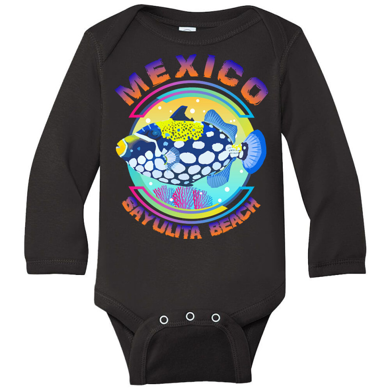 Mexico Sayulita Beach T  Shirt Mexico Sayulita Beach ( Riviera Nayarit Long Sleeve Baby Bodysuit by osvaldo8495 | Artistshot