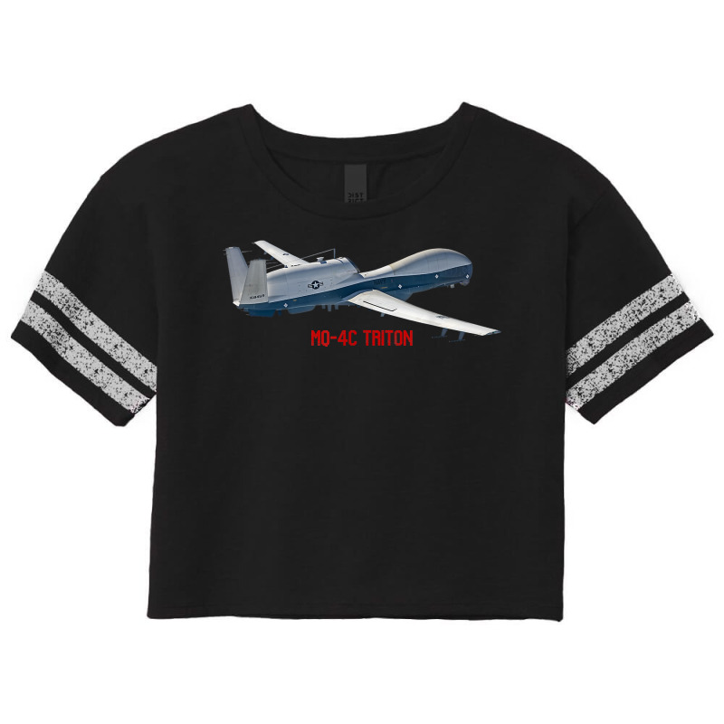 Military Aircraft Mq 4c Triton Raptor Pilot Gifts T Shirt Scorecard Crop Tee by MoczoTenleigh | Artistshot