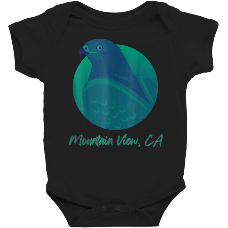 Mountain View Ca Osprey Sea Green Raptor Ocean Bird T Shirt Baby Bodysuit by MoczoTenleigh | Artistshot