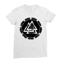 Valknut, Wotan Knot , Odin, Viking Sign T Shirt Ladies Fitted T-shirt | Artistshot