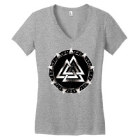 Valknut, Wotan Knot , Odin, Viking Sign T Shirt Women's V-neck T-shirt | Artistshot