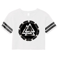 Valknut, Wotan Knot , Odin, Viking Sign T Shirt Scorecard Crop Tee | Artistshot