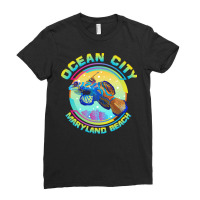 Ocean City Maryland T  Shirt Ocean City Maryland Beach, Goby Mandarin Ladies Fitted T-shirt | Artistshot