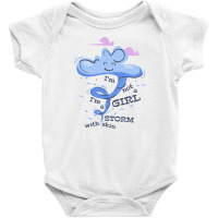 I'm Not A Girl I'm A Storm With Skin Baby Bodysuit | Artistshot