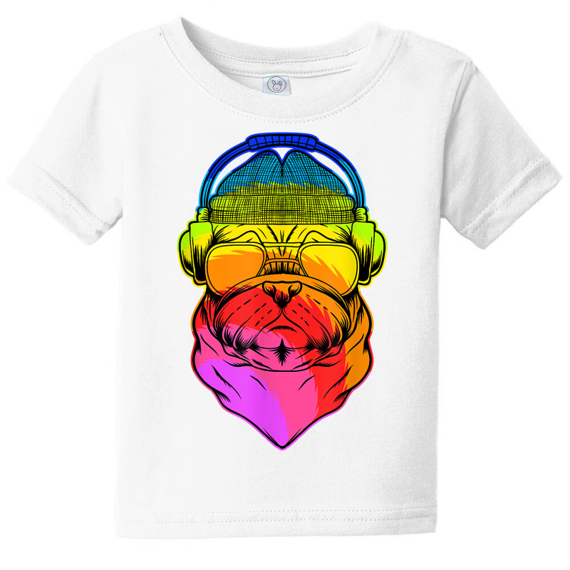 Rave Pug Edm Dog Dj Tech House Rap Hip Hop Underground T Shirt Baby Tee by sosieclaton | Artistshot