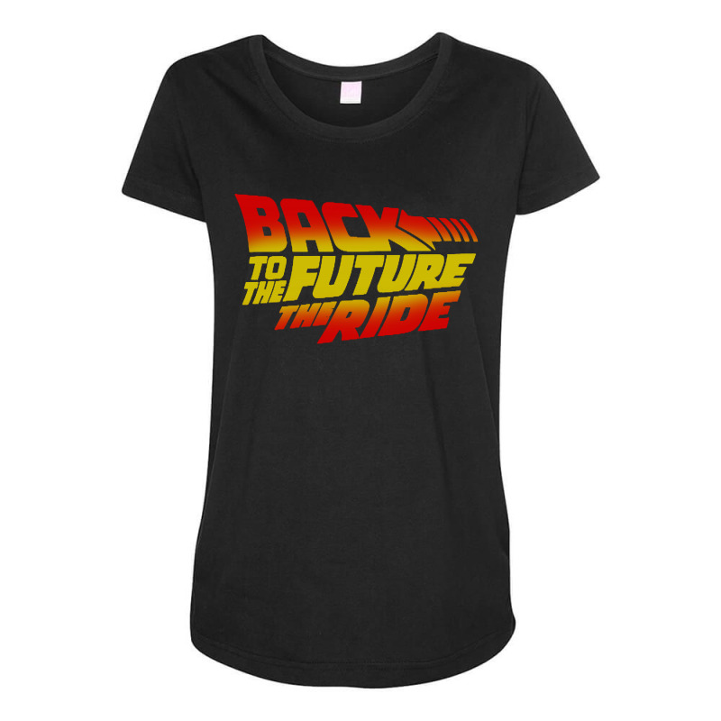 Back To The Future The Ride Maternity Scoop Neck T-shirt by Colla Store | Artistshot