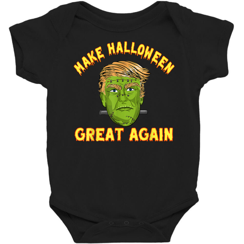 Trump Halloween Party Frankenstein Costume Cute Funny Gift T Shirt Baby Bodysuit by MoczoTenleigh | Artistshot