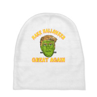 Trump Halloween Party Frankenstein Costume Cute Funny Gift T Shirt Baby Beanies | Artistshot