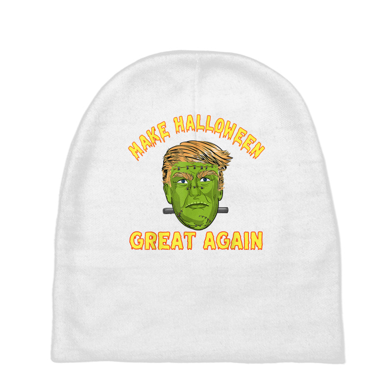 Trump Halloween Party Frankenstein Costume Cute Funny Gift T Shirt Baby Beanies by MoczoTenleigh | Artistshot