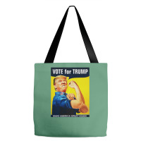 Donald Trump Rosie The Riveter 2016 Build A Wall Tote Bags | Artistshot