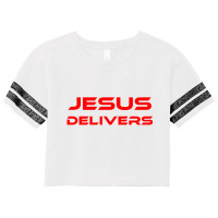 Jesus Delivers Scorecard Crop Tee | Artistshot