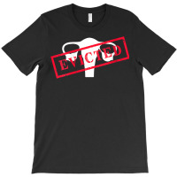 Womens Evicted! Funny Hysterectomy Survivor Warrior V Neck T Shirt T-shirt | Artistshot