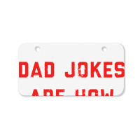 Dad Jokes Father's Day Bicycle License Plate | Artistshot