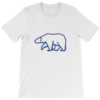 Simple Polar Bear Illustration T-shirt | Artistshot