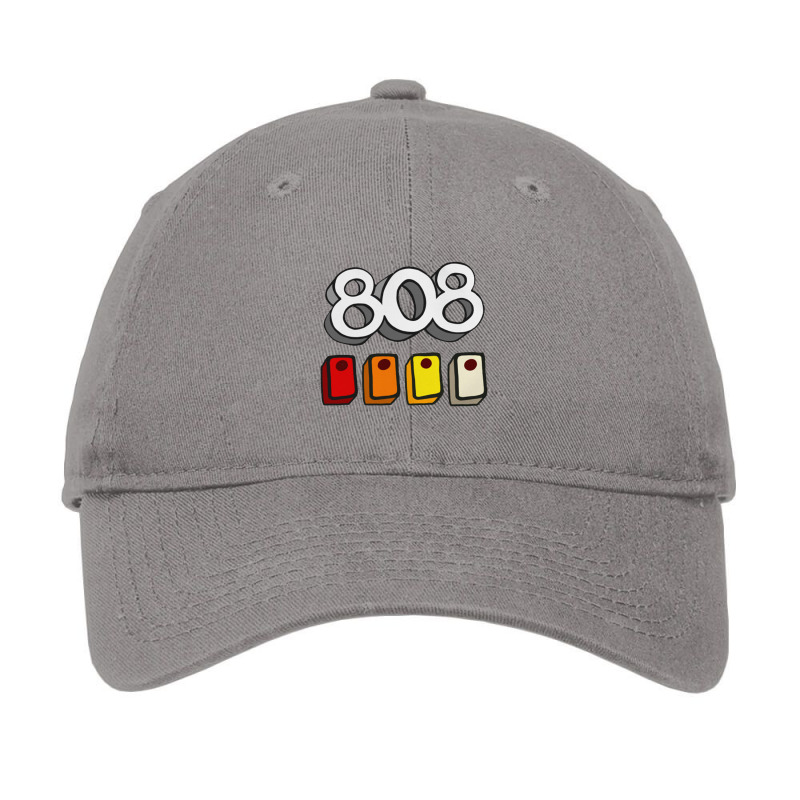 808 Drum Machine Button Grid Design , Electronic Music Fan Art Adjustable Cap | Artistshot