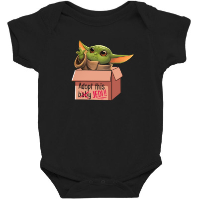 Baby Yoda Baby Bodysuit Designed By Coşkun