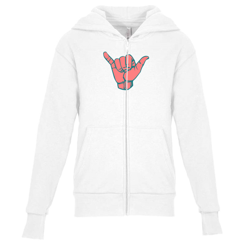 Sign Language Youth Zipper Hoodie by ŞEN | Artistshot