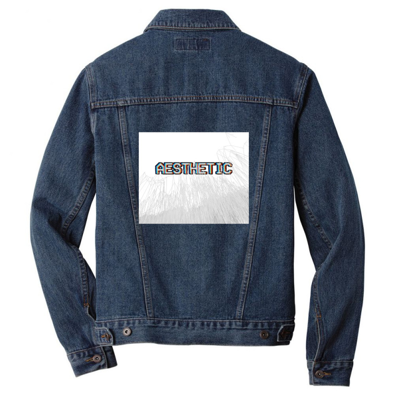 Aesthetic † Seapunk Vhs Design Men Denim Jacket | Artistshot