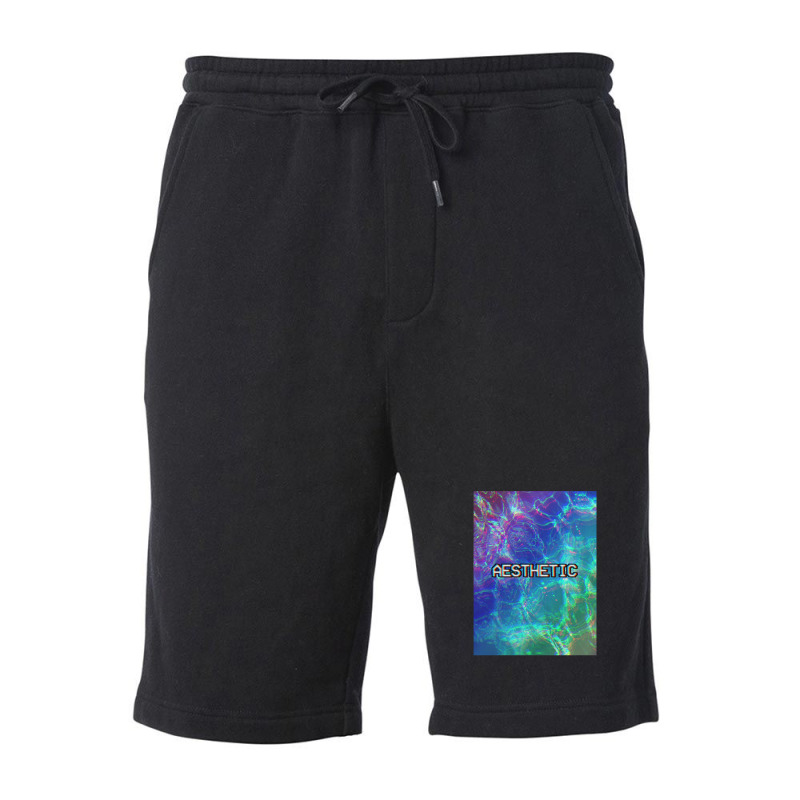 Aesthetic † Seapunk Vhs Ocean Design Fleece Short | Artistshot