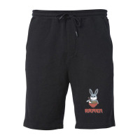 Rabbit Ramen Illustration Fleece Short | Artistshot