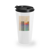 Aesthetic Vector Skyline Graphic Design Travel Mug | Artistshot