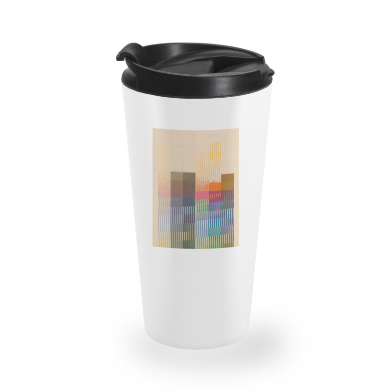 Aesthetic Vector Skyline Graphic Design Travel Mug | Artistshot