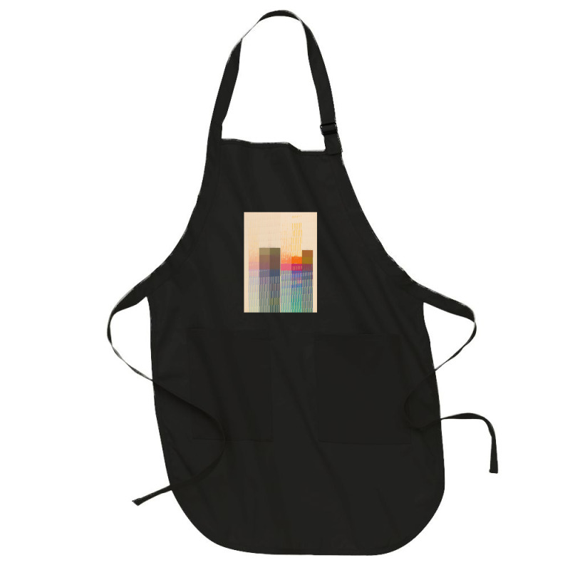 Aesthetic Vector Skyline Graphic Design Full-length Apron | Artistshot