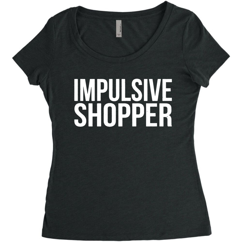 Impulsive Shopper Women's Triblend Scoop T-shirt by Monica Store | Artistshot