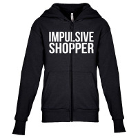 Impulsive Shopper Youth Zipper Hoodie | Artistshot