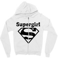 Supergirl Zipper Hoodie | Artistshot