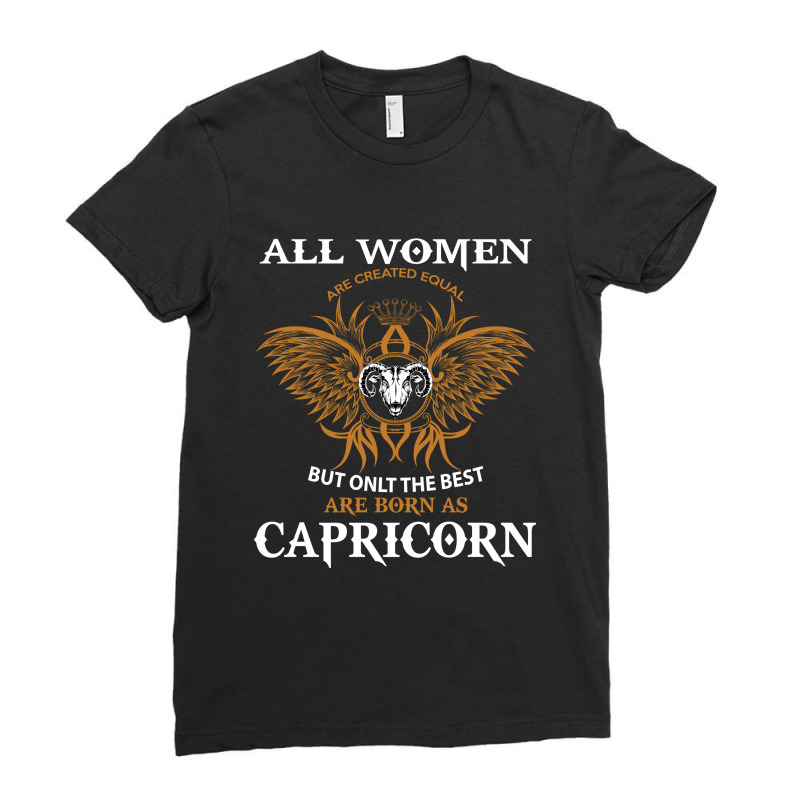 Capricorn Woman Ladies Fitted T-Shirt by rardesign | Artistshot