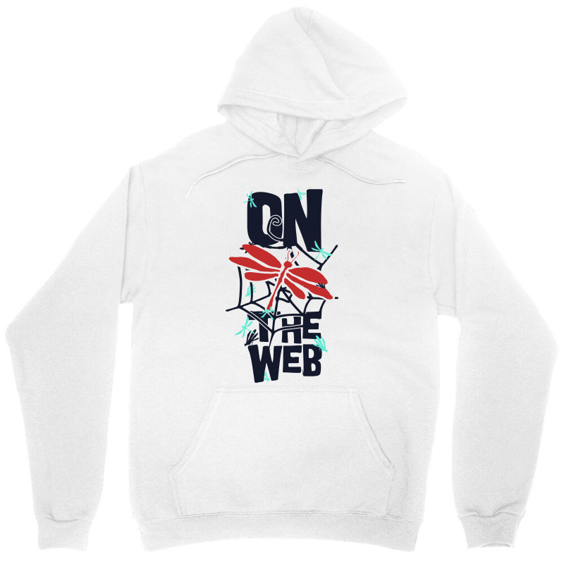 Dragonfly On The Web Unisex Hoodie by Kahvel | Artistshot