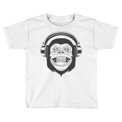Listen To Music Toddler T-shirt Designed By Jokers