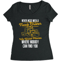 Truck Driver Women's Triblend Scoop T-shirt | Artistshot