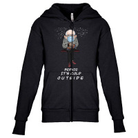 Bernie It' Could Outside Youth Zipper Hoodie | Artistshot