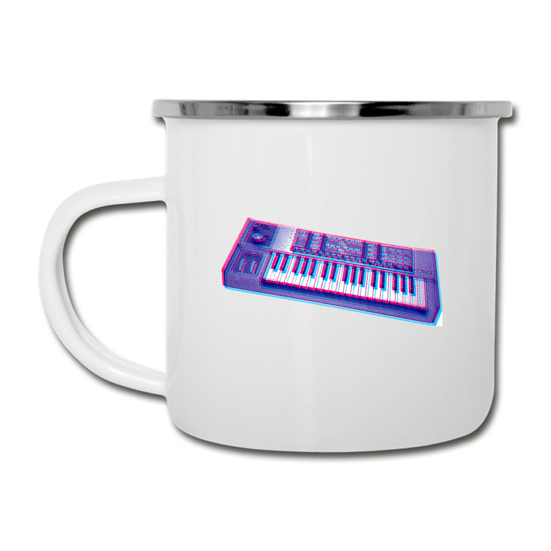 Analog Synthesizer 8bit 3d Retro Artwork Design Camper Cup | Artistshot