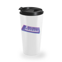 Analog Synthesizer 8bit 3d Retro Artwork Design Travel Mug | Artistshot